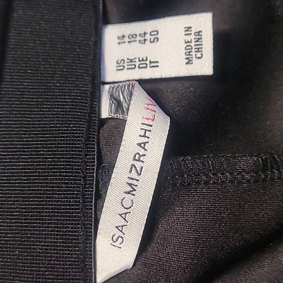 Isaac Mizrahi Black Pull-On Pants - 14 - Picture 3 of 5